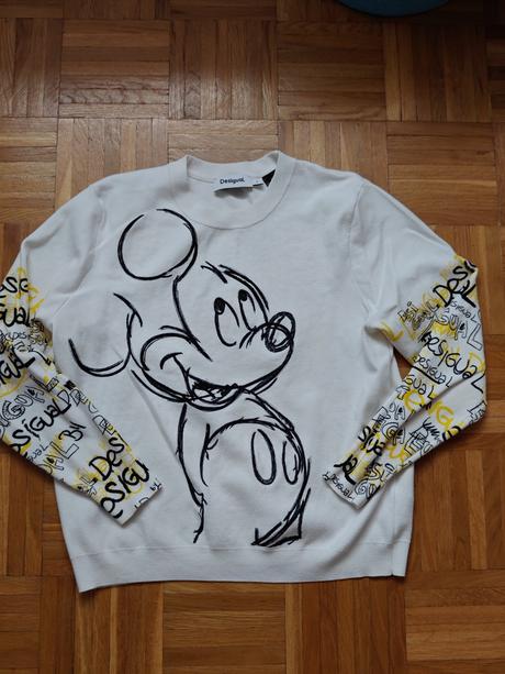 Desigual mickey kvalitny, krásny svetrik, desigual,l