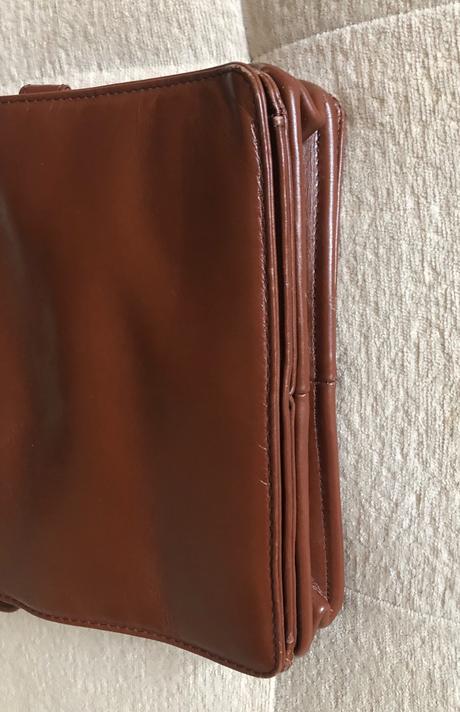 Čokoládovo hnedá vintage kabelka,