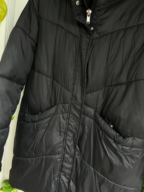 Čierna zimná bunda mohito/ zimná bunda s kapucňou, mohito,xs