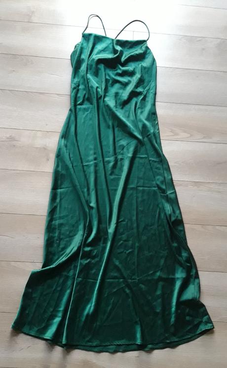 Zelené šaty midi, m