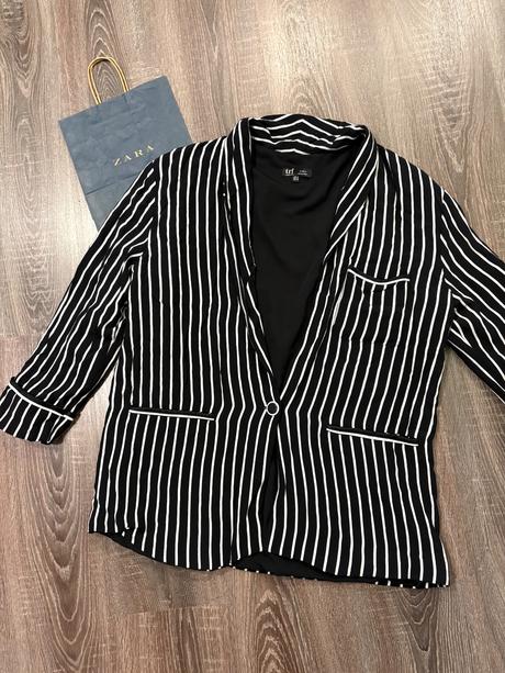 Zara damske pasikave sako xl, zara,xl