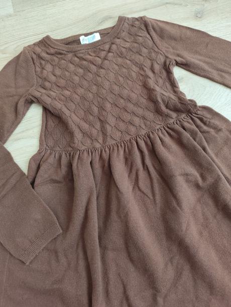 Pletené šaty, h&m,134