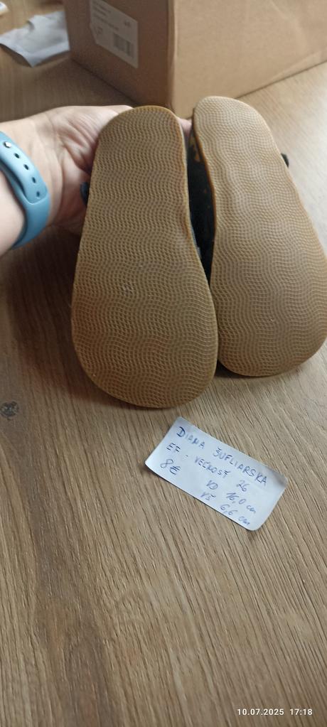 Papučky ef barefoot, 26