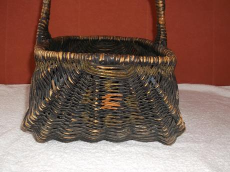 Retro prútený košík, 