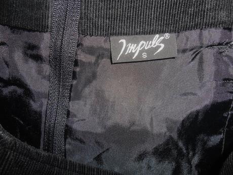 Čierna minisukňa impuls veľ.s, s