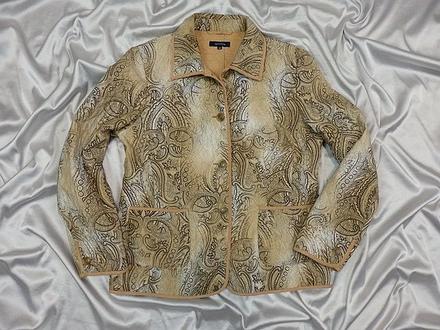 Luxusná vzorovaná bunda, 38