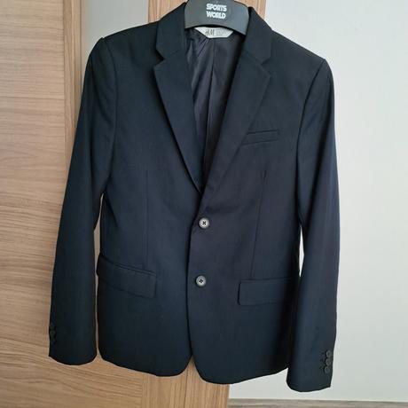 Chlapčenské tmavomodré sako, h&m,146