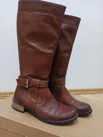 Dámske kožené čižmy, 37