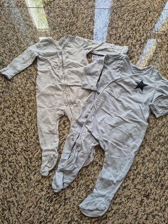 2x dupačky, fox & bunny,74