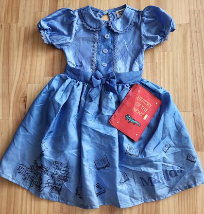 Karnevalové šaty roald dahl na 3-4 roky, 