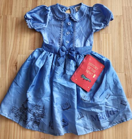 Karnevalové šaty roald dahl na 3-4 roky, 