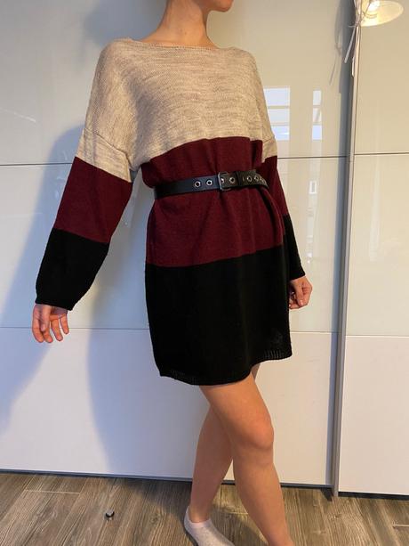 Predĺžený sveter, s