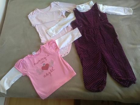 Mix oblečenia dievča, 68–80