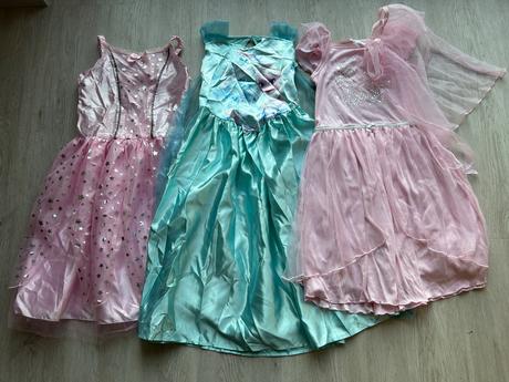 Princeznovske saty vel. 134/140, palomino,134