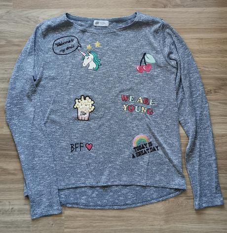 Pletený svetrík, h&m,170