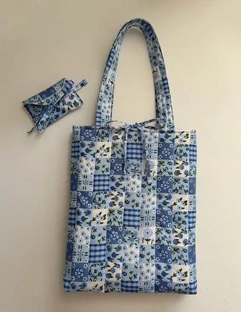 Prešívaná plátenka handmade,