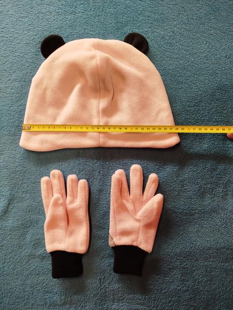 Čiapka s rukavičkami, h&m,134
