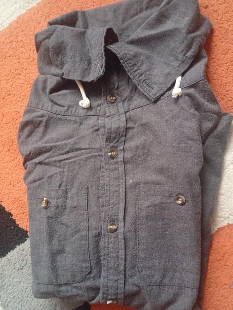 Šedá frajerska košeľa 11-13 r., rebel,158