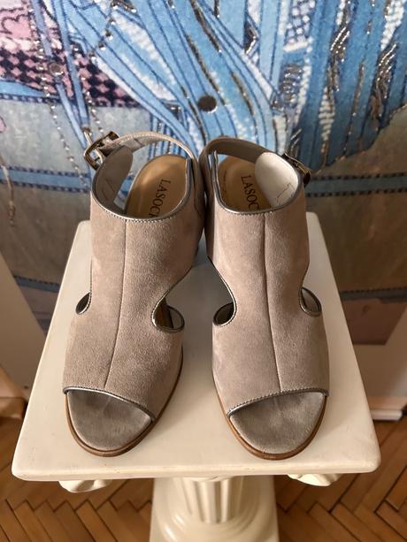 Kožené sandále, lasocki,37