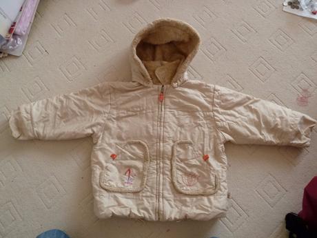 Dievčenská zimná bundička, 116