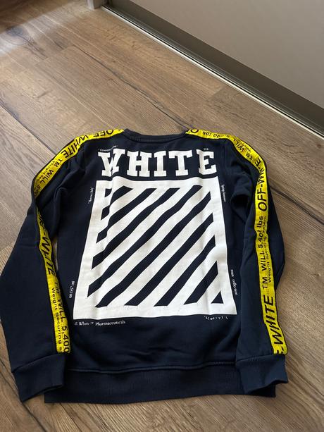 Chlap.mikina off-white, l