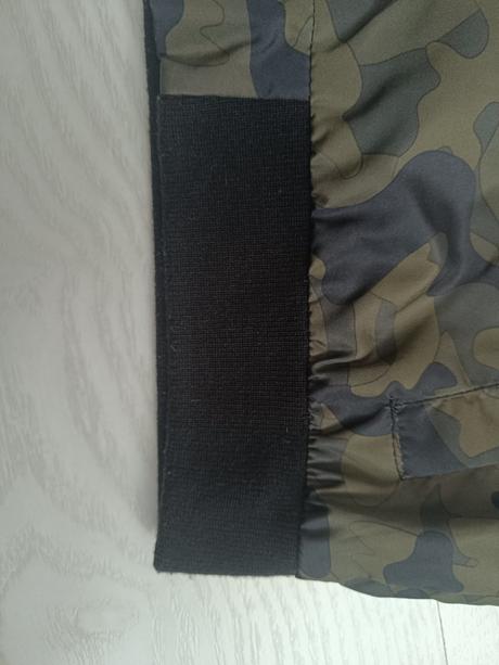 Prechodná olivovo čierna bunda na zips, fox & bunny,122