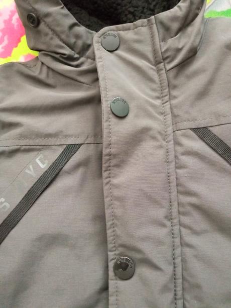 C&a zimná bunda s bohatou kožušinou 92cm, c&a,92