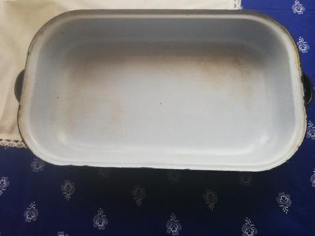 Retro smaltovaný pekáč, 