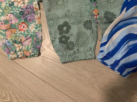 Siroke nohavice, h&m,134