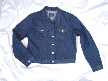 Kvalitná riflová bunda kombi world, m