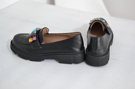 Čierne mokasíny 36, 36