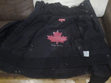 Čierna teplá bunda bik bok, m