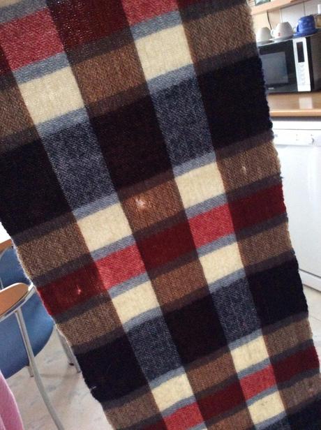 Vlnený kašmírový šál, l