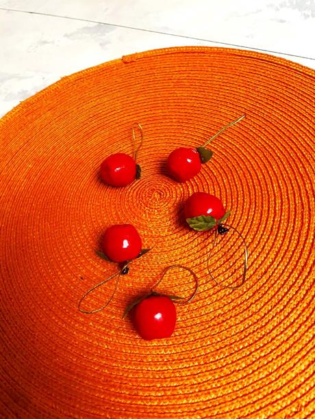 Vianočná dekorácia - jablčka 17, 