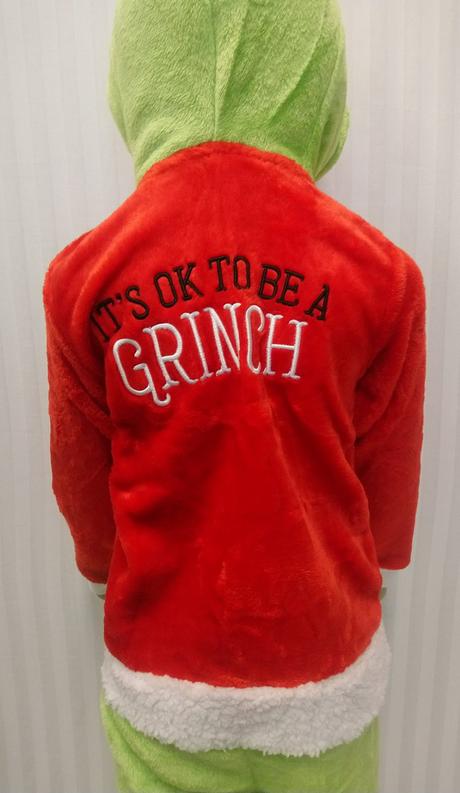 Detský kostým grinch, 5-6 r, 110-116 cm,