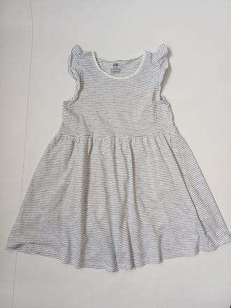 Šaty pruhované, h&m,122