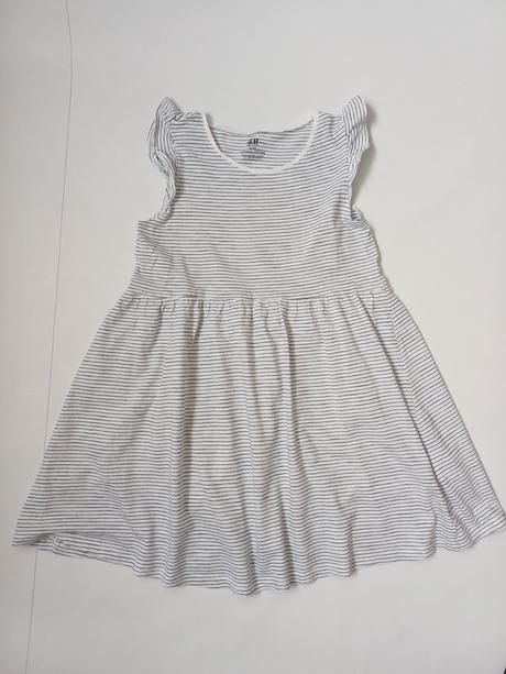 Šaty pruhované, h&m,122