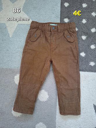 Zateplene nohavice 86, 86