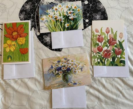 Pohľadnice s obálkou - veľká noc, jar,