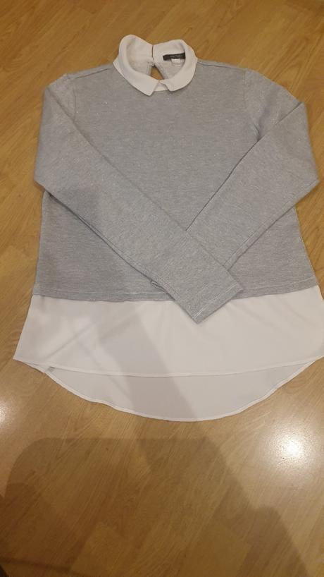 Pulovrik s kosielkovym golierom, esmara,40