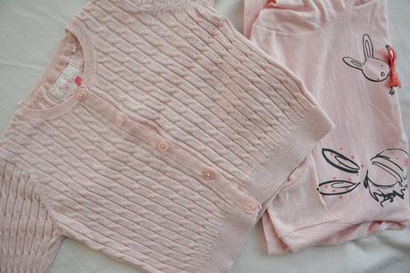 Jemný ružový svetrík, v super stave, next,86