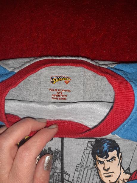 Mikinka superman, primark,98
