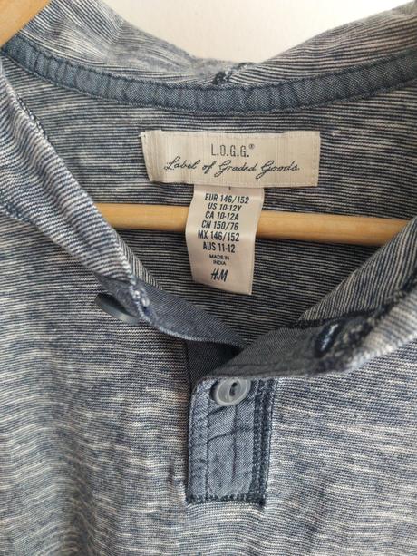 Tricko s kapucou, h&m,146