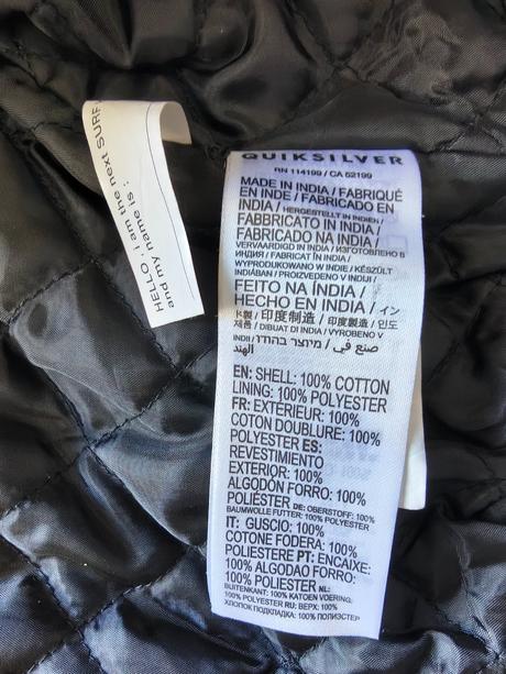 Detská štýlová prechodná bunda quiksilver, 10-12 r, quiksilver,m