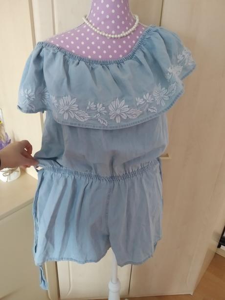 Dámsky letný denimovy overal, denim co,xl