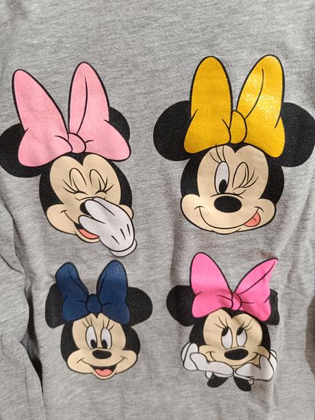 Tričko disney minnie 134/140, h&m,134
