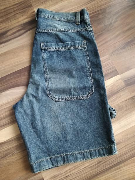 Riflové kraťasy, denim,l