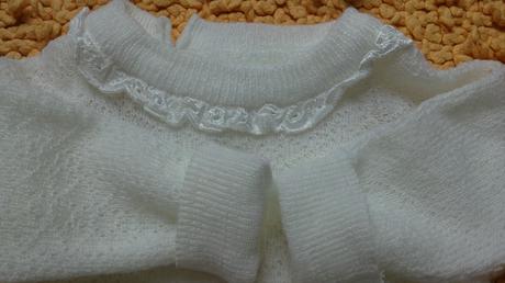 Súpravička kabátik zavinovací+2 čiapočky, 62