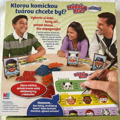 Hádaj kto - mišmaš - hasbro za 10eur,