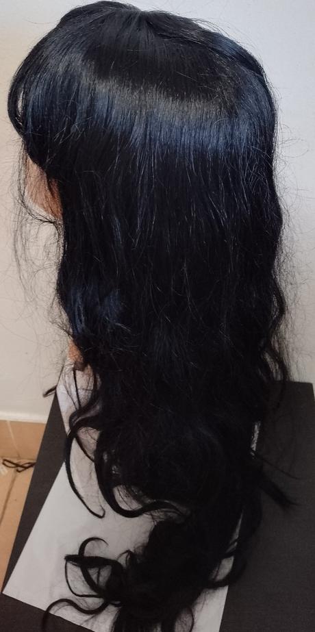 Čierna dlhá parochňa, cca 100 cm, č. 7,